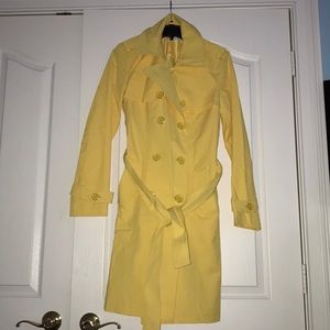 Yellow down coat